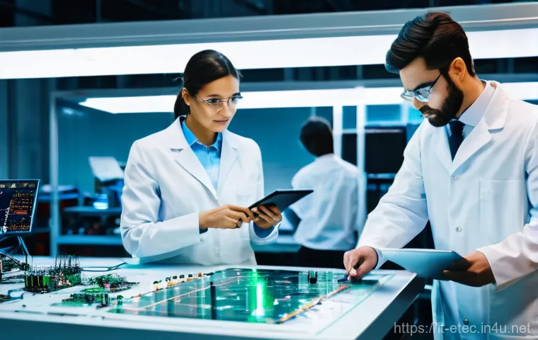 전자기술사와 전자기기 생산 기술 - **Prompt:** A vibrant, high-definition photograph showcasing a modern Italian electronics manufactur...