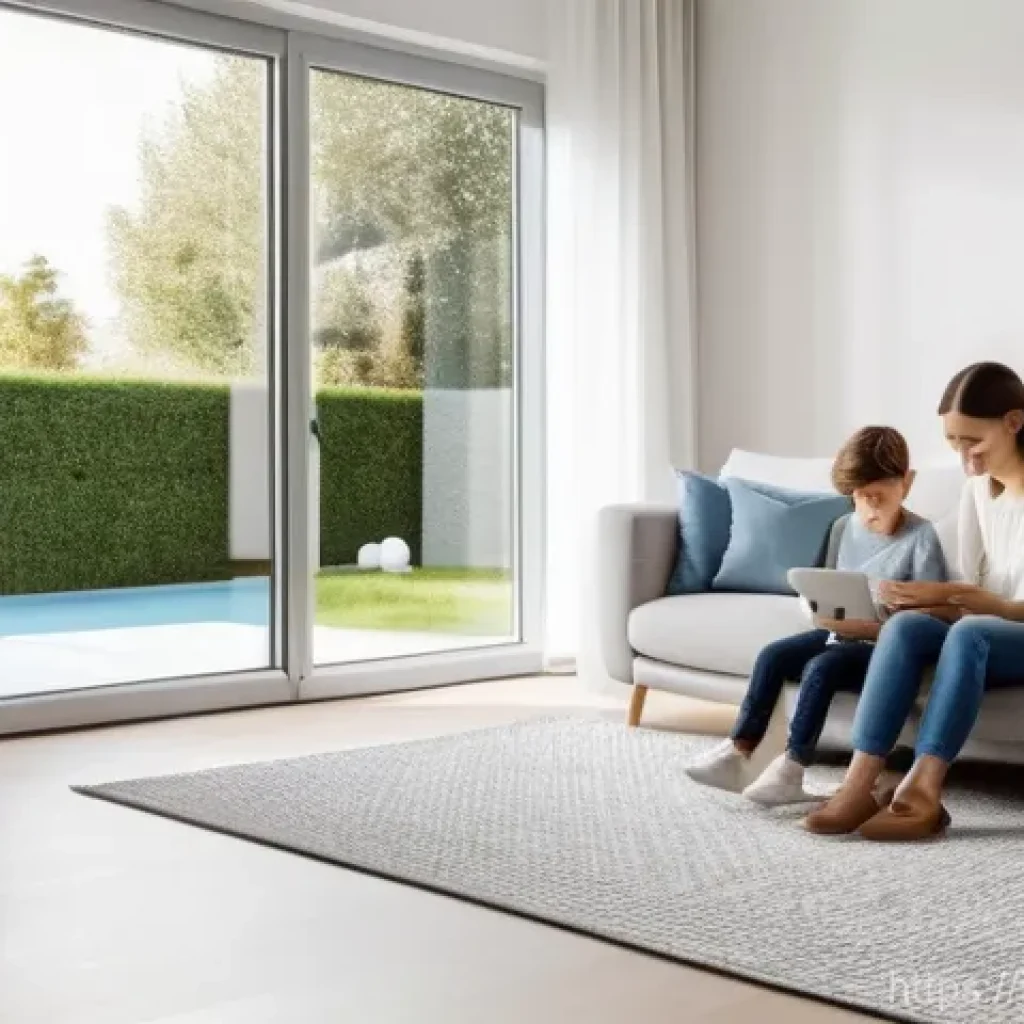 전자기술사와 IoT 기술 활용법 - **Smart Italian Family Life with Integrated IoT**
    A wide shot of a bright, modern Italian living...