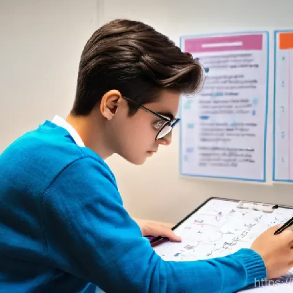 전자기술사 필기 합격 노하우 - **Prompt:** A young, determined Italian student, approximately 20-25 years old, sits at a tidy, mode...