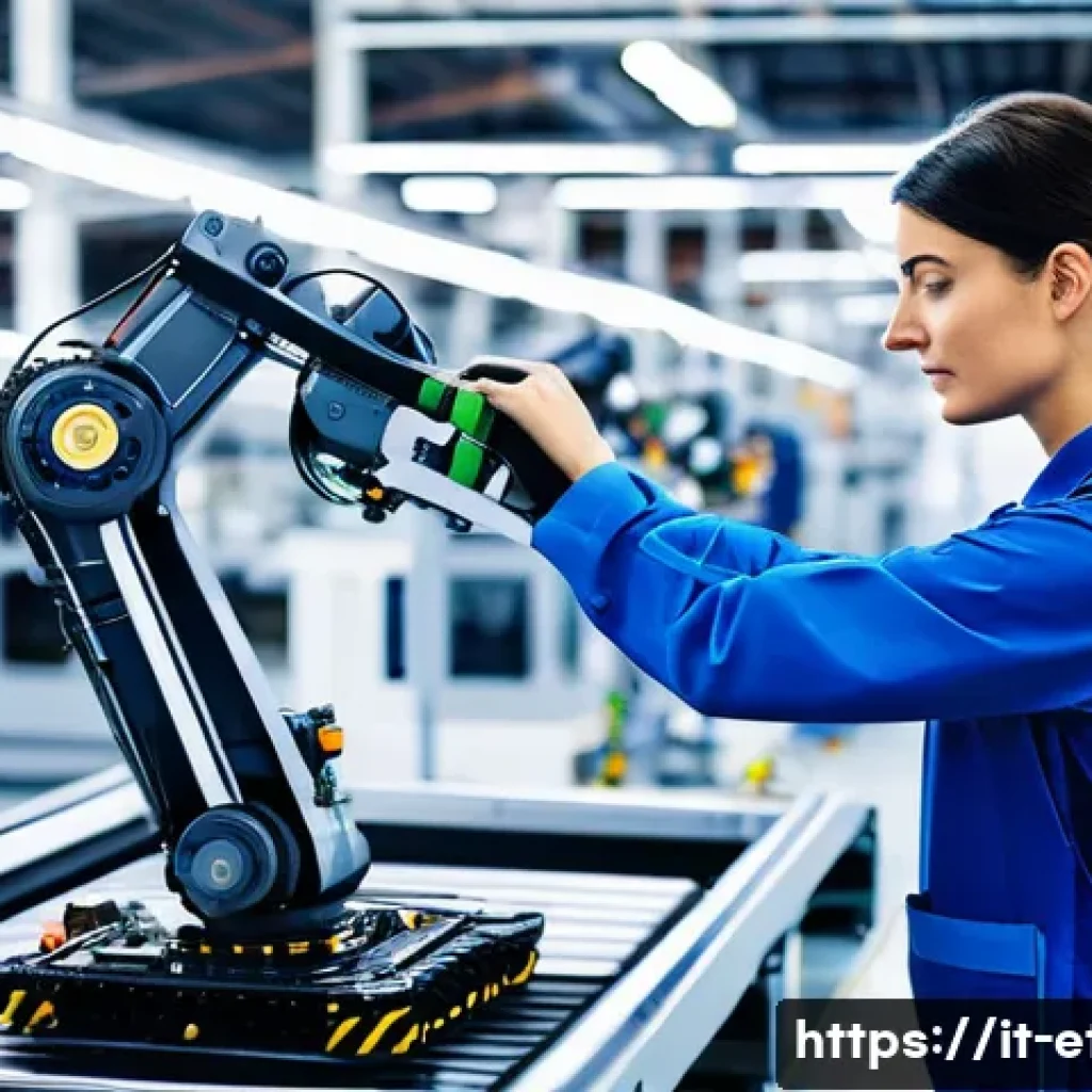 전자기술사와 산업별 최신 기술 트렌드 - **Prompt 1: Collaborative Innovation in an Italian Smart Factory**
    "A bright, modern Italian man...