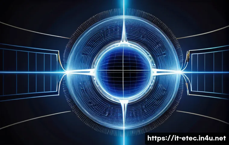 전자기술사 필기시험 전자기학 핵심 개념 - A highly detailed 3D scientific illustration of an electric field around a positive point charge in ...