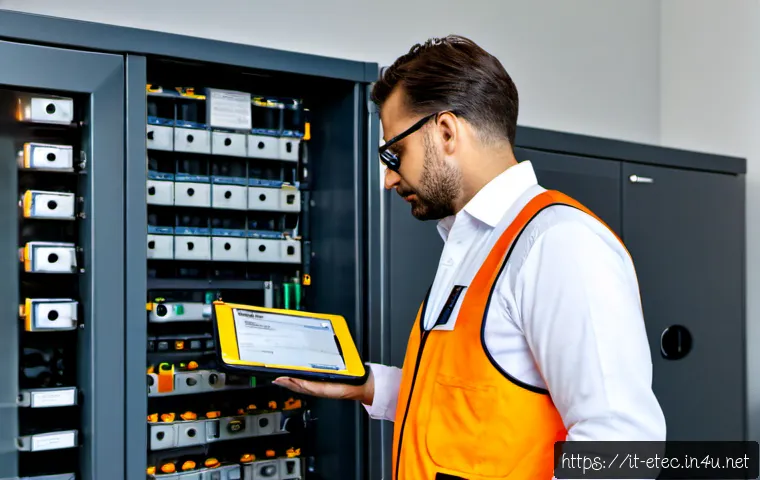 Home 17 전자기술사와 관련된 실무 인증 절차 - Photorealistic Italian electrical engineering certification procedure, experienced technician in nea...